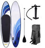 BRAST SUP-Board Wave Design Aufblasbares Stand up Paddle Set 300-365cm, (5 Jahre