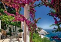 Komar Fototapete Amalfi - Gr&ouml;&szlig;e 368 x 254 cm, glatt, bedruckt, Wohnzimmer,