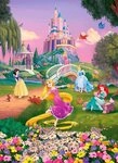 Komar Fototapete Disney Princess Sunset - Gr&ouml;&szlig;e 184 x 254 cm, glatt, bedruckt,