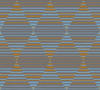 A.S. Creation Linen Style blau/orange/grau 10,05 x 0,53 m (36757-3)