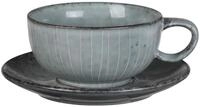 Broste Copenhagen Tasse Broste Copenhagen Nordic Sea Tasse mit Untertasse 25 cl...