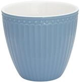 Greengate Becher Alice Latte Cup sky blue 0,3 l, Steingut