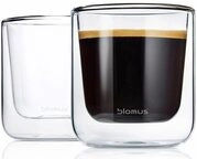 blomus Thermoglas NERO, 2-tlg., Glas, Doppelwandig, Inhalt 200 ml, 2-teilig