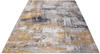 Teppich AMARI, 120 x 170 cm, Grau, Gelb, Wischoptik, rechteckig, Höhe: 7 mm,
