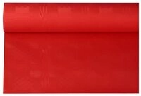 PAPSTAR Tischdecke Papiertischtuch mit Damastpr&auml;gung 8 m x 1,2 m rot