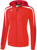 Erima Trainingsjacke Damen Liga 2.0 Trainingsjacke mit Kapuze rot|weiß 46