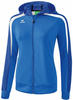 Erima Trainingsjacke Damen Liga 2.0 Trainingsjacke mit Kapuze blau|weiß