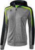 Erima Trainingsjacke Damen Liga 2.0 Trainingsjacke mit Kapuze grau|schwarz 46