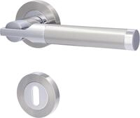 Alpertec Dr&uuml;ckergarnitur Alpertec BB-Rosettengarnitur Solid 6 Edelstahl