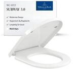 Villeroy & Boch WC-Sitz Subway 3., Toilettendeckel aus bruchsicherem Duroplast,