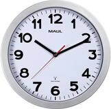 MAUL Uhr MAUL Wanduhr/Funkuhr MAULstep, Durchmesser: 300 mm, silber