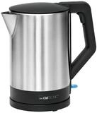 CLATRONIC Wasserkocher WKS 3692, Wasserkocher Edelstahl, 1,5 Liter