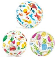 Intex Wasserball Wasser Spielzeug Wasserball Lively Print &Oslash; 51cm zuf&auml;llige Auswahl