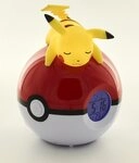 Teknofun Merchandise-Figur POK&Eacute;MON - Digitaler Radiowecker Pikachu liegend