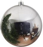Kaemingk Weihnachtsbaumkugel, Weihnachtskugeln Kunststoff 20cm 1 St&uuml;ck - Silber