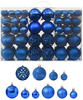 vidaXL 100-tlg. Weihnachtskugel-Set blau (330085)