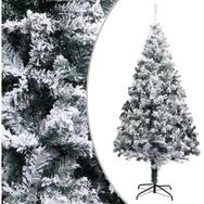 Kunstpflanze, vidaXL, K&uuml;nstlicher Weihnachtsbaum mit Schnee Gr&uuml;n 240 cm PVC