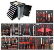 Mephisto-Tools Werkstattwagen, (fertig montiert und best&uuml;ckt), 8 abschlie&szlig;bare