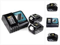 Makita Power Source Kit Li 18V mit 2x BL1860B Akku 6,0Ah + DC18RC Ladeger&auml;t