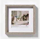 Walther Bilderrahmen EA444D Stockholm Holzrahmen 40x40cm grau