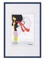 Walther Bilderrahmen Kunststoffrahmen KV050L New Lifestyle 40x50cm blau