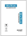 accent by nielsen Bilderrahmen Aluminium Bilderrahmen Accent, (1 St) silberfarben 50