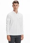 Langarm-Poloshirt TOMMY HILFIGER "1985 REGULAR LS POLO", Herren, Gr. XL, wei&szlig;,
