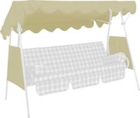 ANGERER Freizeitm&ouml;bel GmbH Hollywoodschaukelersatzdach Ersatz Sonnendach beige, (1