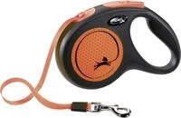 flexi Hundeleine Flexi Hundeleine New Neon neon orange Gurt 5 m