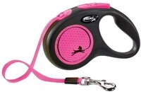 flexi Flexileine Flexi New Classic Neon Gurt-Roll-Leine Gr&ouml;&szlig;e: S / Pink