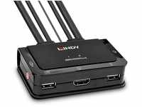 Lindy LINDY HDMI KVM Switch Compact USB 2.0 Audio 2 Port HDMI-Kabel