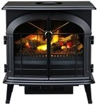 Dimplex Elektrokamin Stockbridge, schwarz, mit Heizung, Fernbedienung, 3D Optimyst&reg;