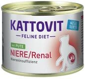 Kattovit Feline Diet Niere/Renal mit Pute 185 g - 12 St&uuml;ck, f&uuml;r: Katze