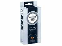 MISTER SIZE Kondome 10 Stück, Nominale Breite 57mm, gefühlsecht & feucht