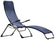 Fiam Gartenliege Samba aus Aluminium, Dunkelblau, Sitz- und Liegeposition