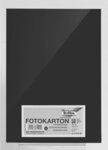 Folia Bastelkartonpapier Fotokarton DIN A4 schwarz