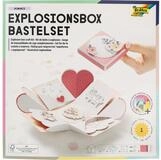 Eulenspiegel Foamboard folia Bastelset Explosionsbox Romance