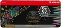 STABILO Filzstift STABILO 6808/8-32 STABILO Fasermaler Pen 68 metallic, 8er