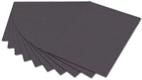 Folia Designpapier Folia 6145088 Fotokarton - A4, anthrazit