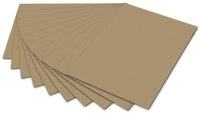 Folia Max Bringmann KG Bastelkartonpapier folia Fotokarton 300g/m&sup2; rehbraun...