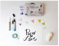 C. KREUL Kraftpapier KREUL Handlettering Set Paper Love 7 Teile