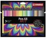 STABILO Faserstift STABILO Pen 68 ARTY Filzstift - 1 mm - 30er Set