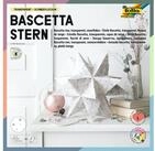 Folia Bastelkartonpapier folia Faltbl&auml;tter Bascetta-Stern "Transparentpapier",...