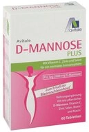 Avitale GmbH D-MANNOSE PLUS 2000 mg Tabl.m.Vit.u.Mineralstof. Tabletten, 60 St.