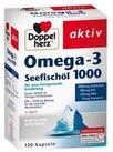 Doppelherz Omega-3 Seefisch&ouml;l 1000 Kapseln 120 St&uuml;ck Kapseln