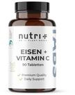 nutri+ Eisen Tabletten + Vitamin C - 50mg Kapseln