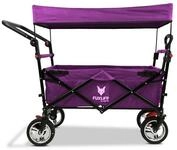 FUXLIFE Bollerwagen CT-700, faltbar, mit Bremsen, gepolsterter Innenraum