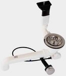 Blanco Einbausp&uuml;le Blanco Ablaufgarnitur 3,5" Ablauffernbedien. &Uuml;berlauf eckig