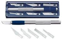 Werner Dorsch Universalmesser Hobbymesser Set mit Soft-Griffzone inklusive 6...