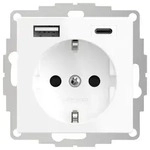 2USB Steckdose 2USB 2U-449511 1fach Schutzkontakt-Steckdose mit...